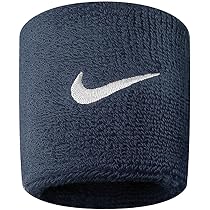 Amazon | NIKE ナイキ スウッシュ リストバンド オブシディアン